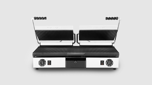 Milantoast Doppel-Kontaktgrill 610 x 250 mm, beidseits geriffelt kaufen in Augsburg und Umgebung