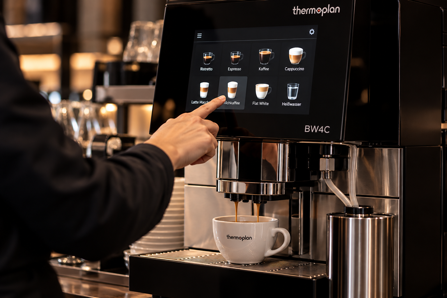 Thermoplan BW4c Kaffeevollautomat im Café und in der Gastronomie